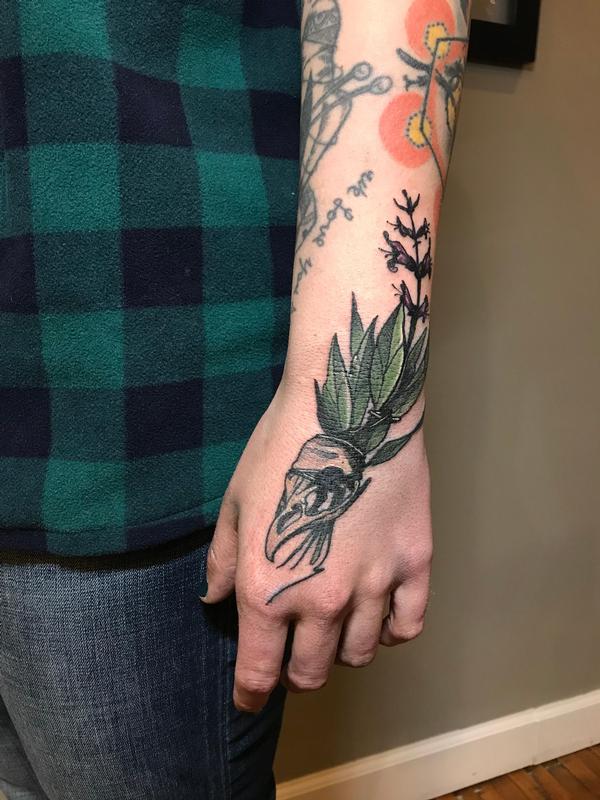 Sage Flower Tattoo Design Ideas  inktells