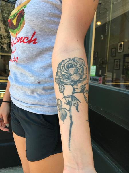 Tattoos - Healed rose - 134357