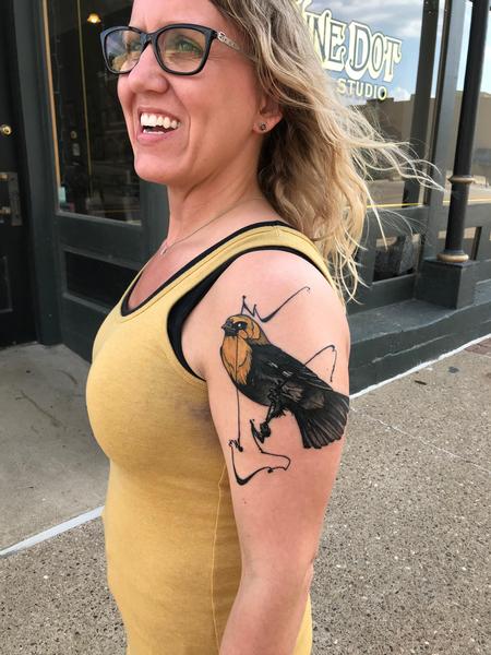 Tattoos - Yellow Headed Blackbird - 139682