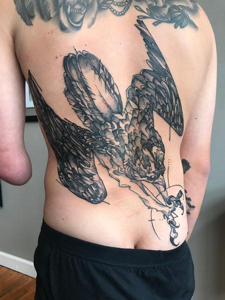 Osprey Backpiece Tattoo