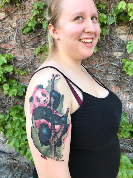 Tattoos - Happy panda - 139692