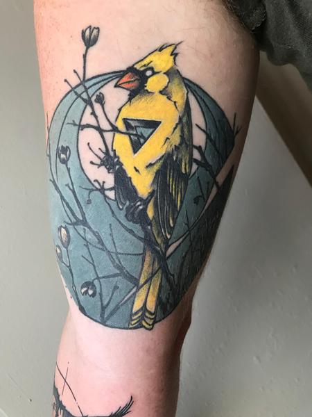 Tattoos - Yellow Cardinal - 134355