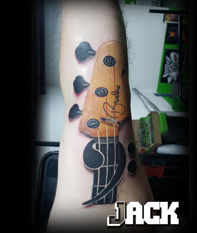 my bass guitar tattoo