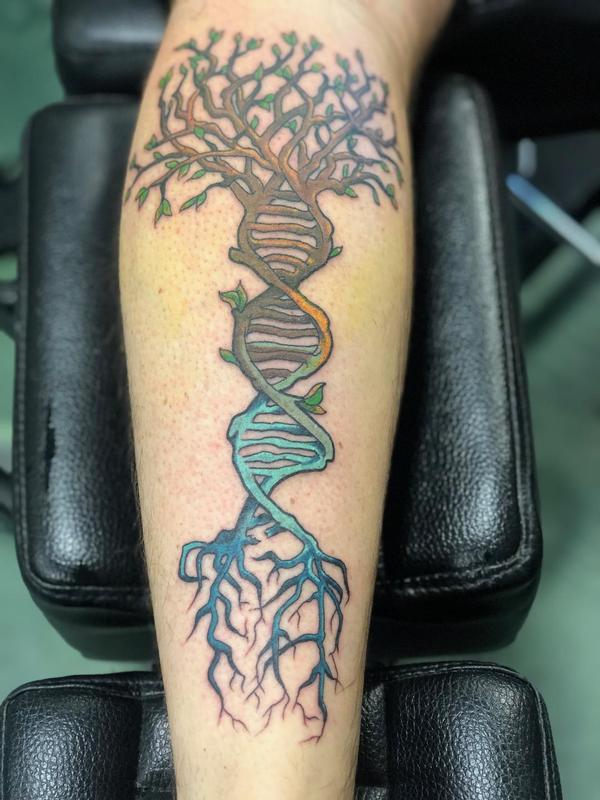 DNA TREE TATTOO  Dna tattoo Tattoos Pinterest tattoo ideas