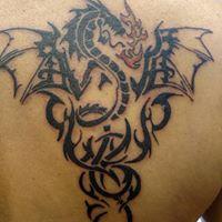 Tattoos - Tribal Dragon - 131307