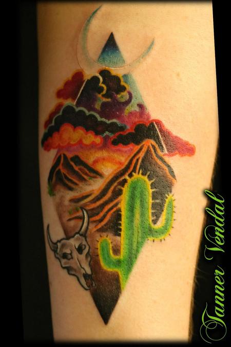 Tattoos - Texas Desert by Tanner - 132754