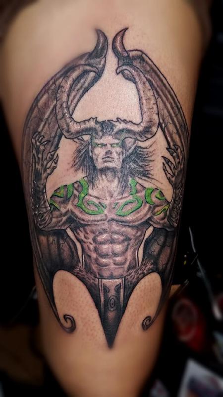 Illidan By Mario Padilla Tattoonow