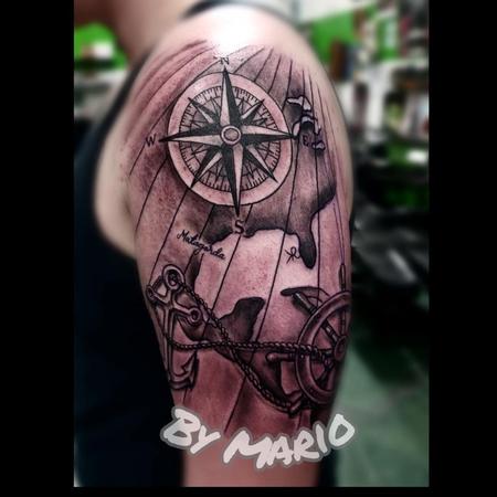 Tattoos - Compass Rose and Sailing pieces - 138520