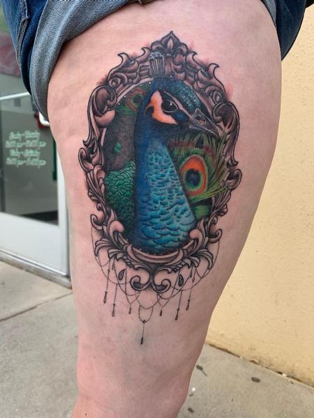 Tattoos - peacock - 144076