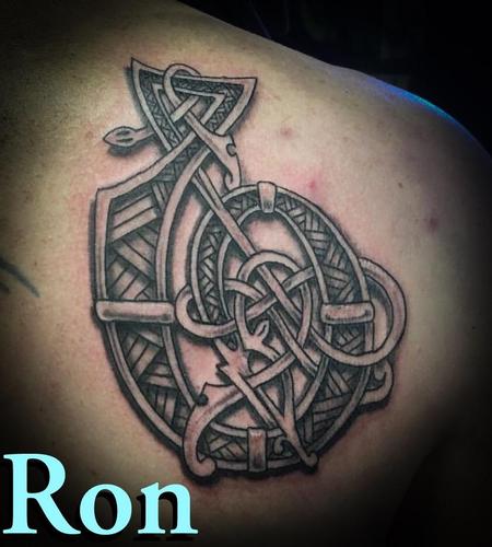 Tattoos - Fish Hook, clients design - 138526