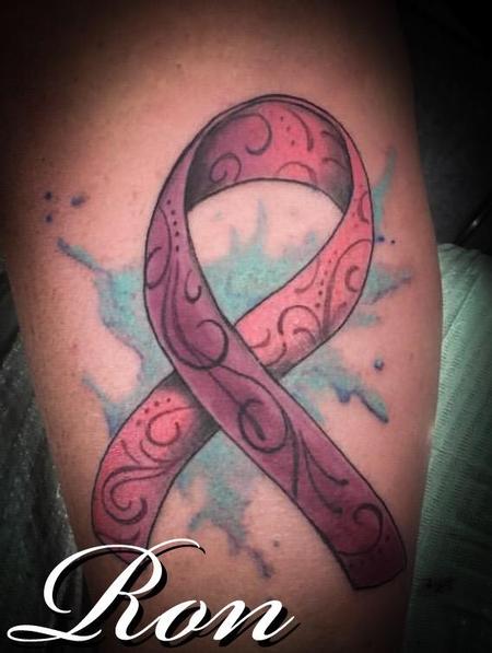 Tattoos - Cancer Ribbon - 138530