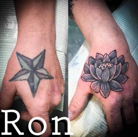 Tattoos - Star Cover Up - 138057