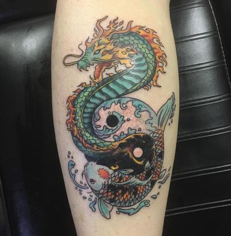Tattoos - Japanese Yin/Yang - 140290