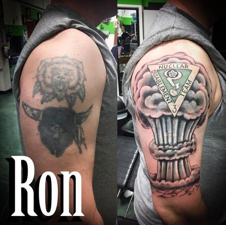 Tattoos - Cover Up- Special Forces Nuclear Explosion - 137798