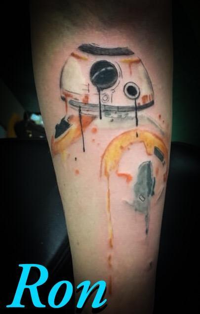 Tattoos - Watercolor BB-8 - 137799