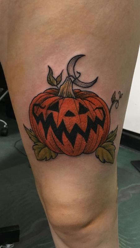 60 Pumpkin Tattoos For Men  Jack O Lantern Design Ideas  Pumpkin tattoo Lantern  tattoo Halloween tattoos