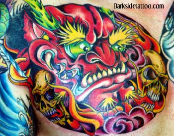 oriental demon by Julio Rodriguez: TattooNOW