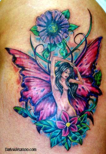 15 Pretty Fairy Tattoo Designs with Names and Meanings