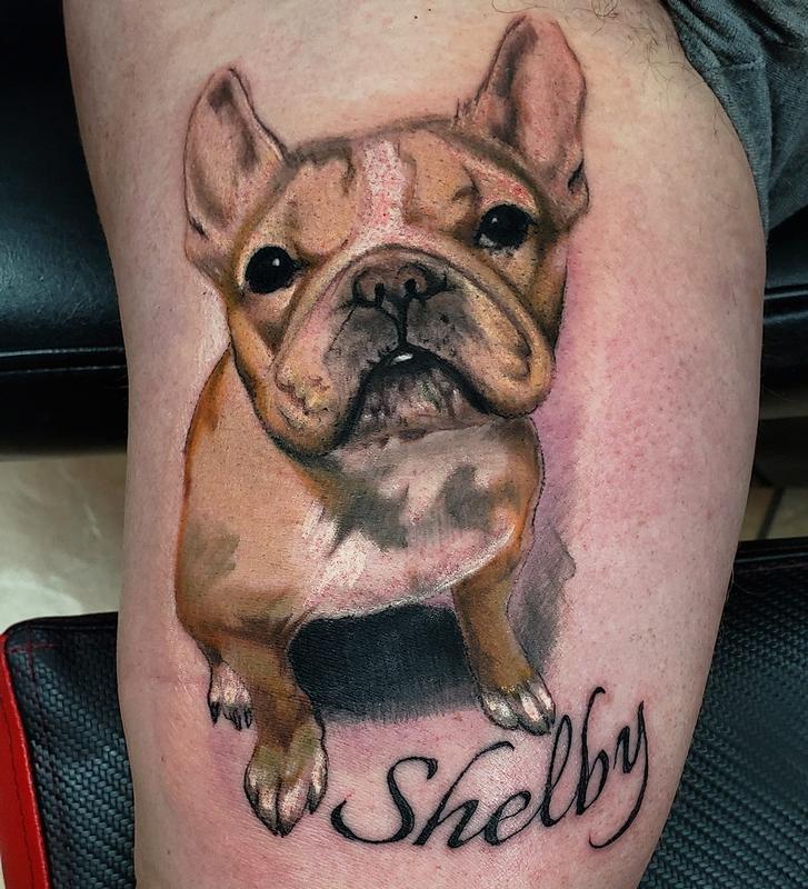 French Bulldog Temporary Tattoo Sticker  OhMyTat