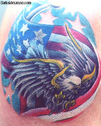 Tattoos - Patriotic Eagle
 - 1628