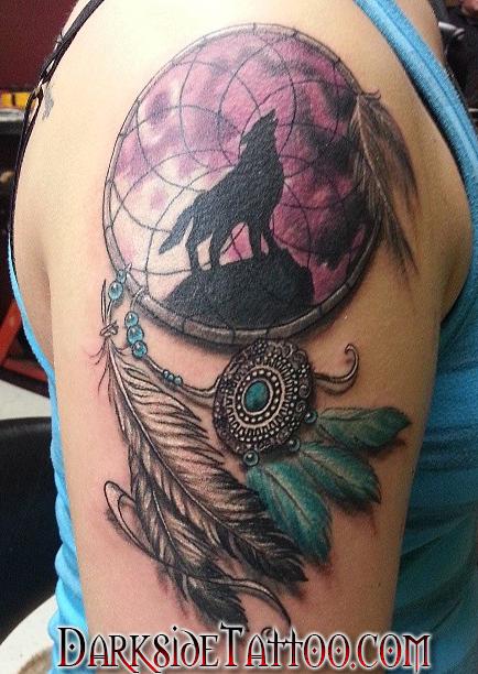 Color Dreamcatcher Tattoo by Dave Racci: TattooNOW