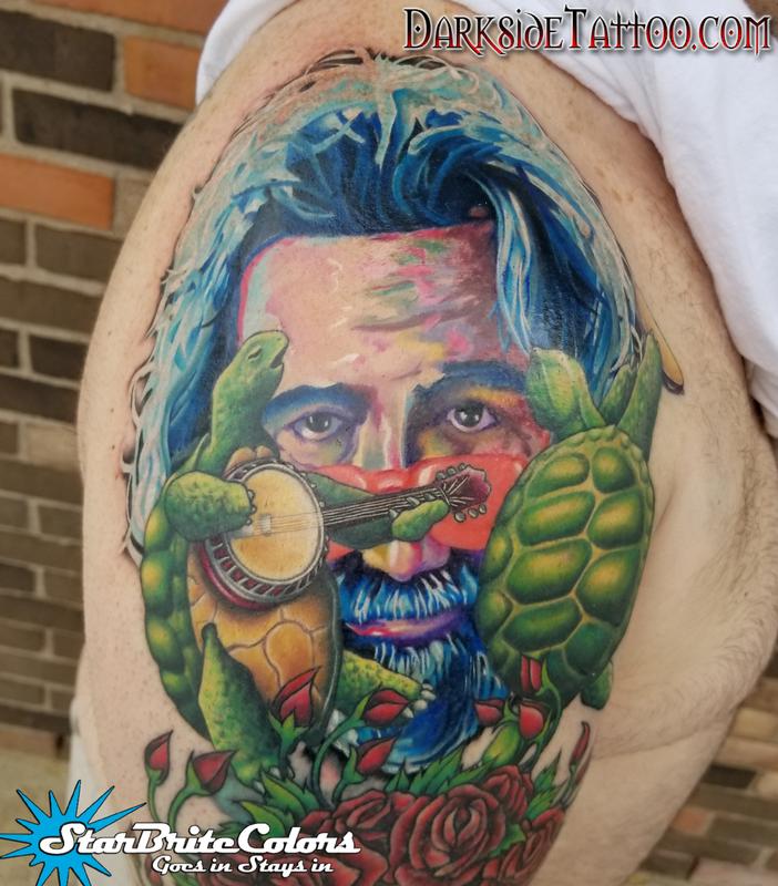 Color Grateful Dead Tattoo By Sean O Hara Tattoonow