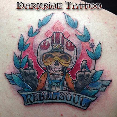 Color Star Wars Rebel Soul Tattoo by Mikey Har: TattooNOW Color Star Wars Rebel Soul Tattoo by Mikey Har: TattooNOW