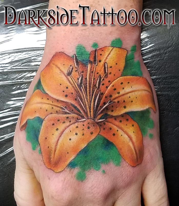 20 Beautiful Tiger Lily Flower Tattoo Design Ideas With Meaning   EntertainmentMesh