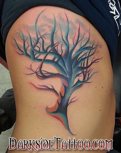 Color Tree Tattoo by Sean O'Hara: TattooNOW