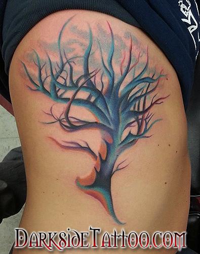 Color Tree Tattoo by Sean O'Hara: TattooNOW Color Tree Tattoo by Sean O'Hara: TattooNOW