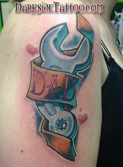 Wrench with wings tattoo | Mechanic tattoo, Wrench tattoo, Tool tattoo