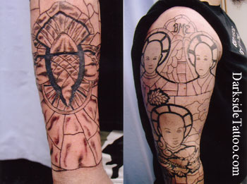 Stained Glass Sleeve By Joy Rumore Tattoonow