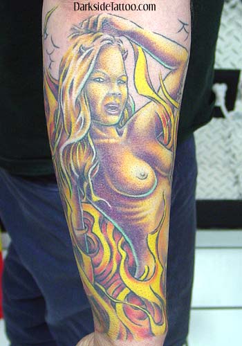 Sean O'Hara - Devil Chick Tattoo