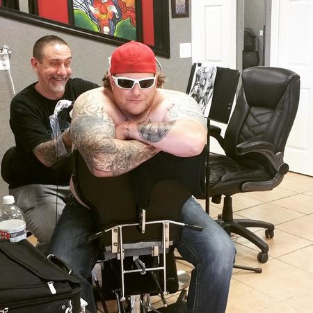  - Sean tattooing Joey G