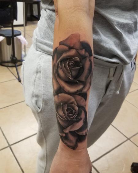 Cole Gridley - Black and Gray Roses