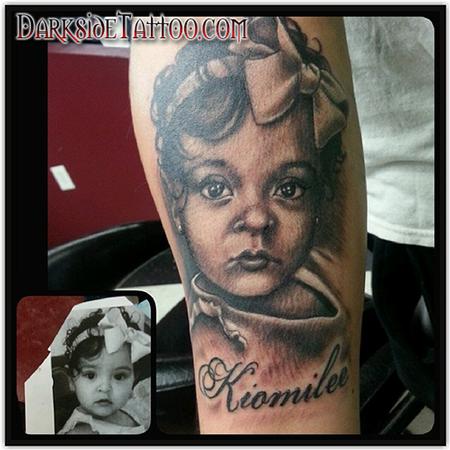 Dave Racci - Black and Gray Portrait Tattoo