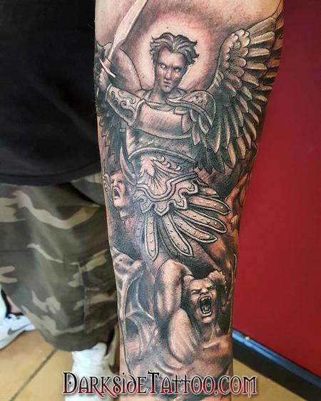 95 Best Saint Michael Tattoos Designs  Meanings 2019