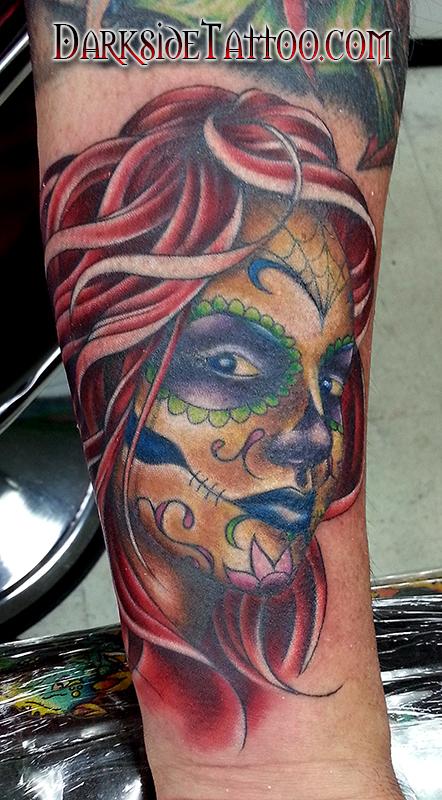 Sean O'Hara - Color Day of the Dead Girl Tattoo