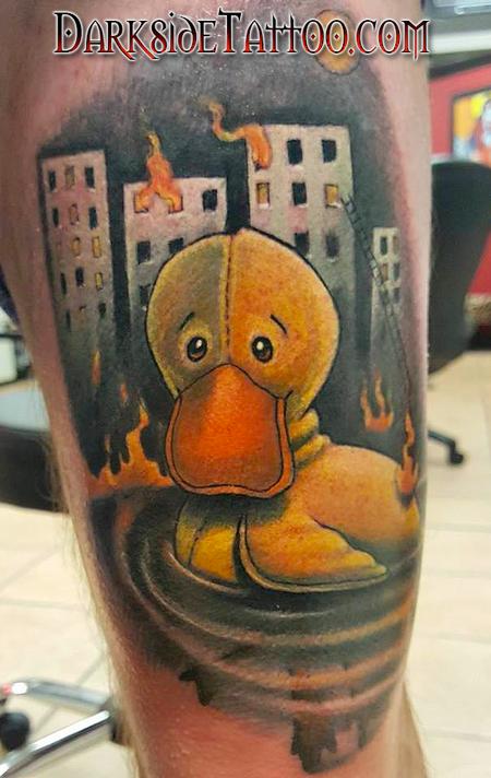 Dave Racci - Color Ducky Tattoo