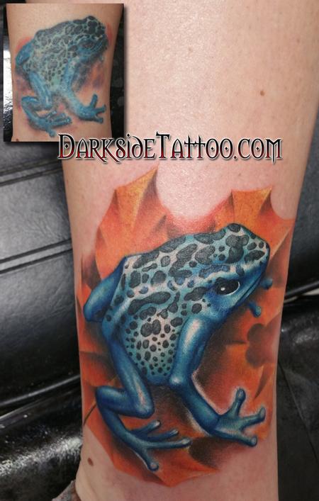 Sean O'Hara - Color Frog Rework Tattoo