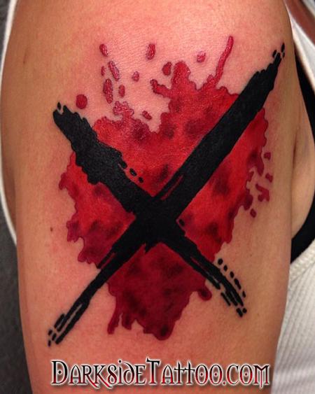 Marissa Falanga - Color Bloody Heart Tattoo