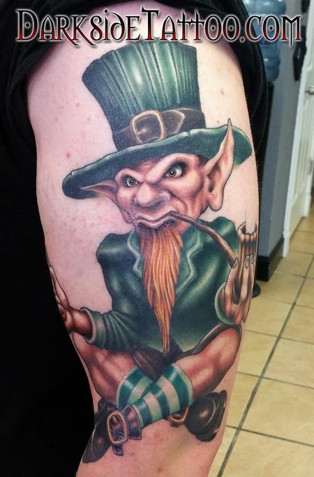Sean O'Hara - Color Leprachaun Tattoo