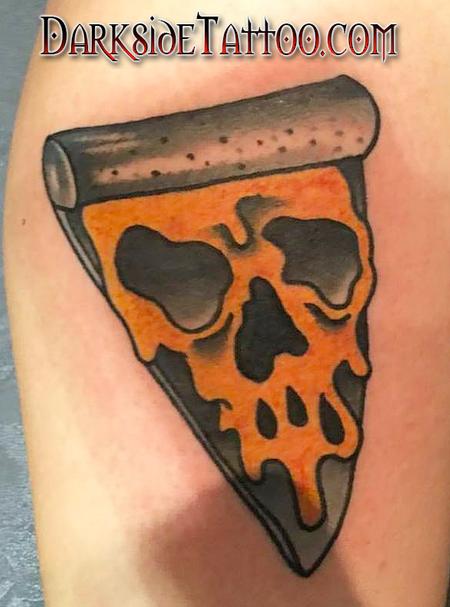 Daniel Adamczyk - Color Traditional Pizza Tattoo