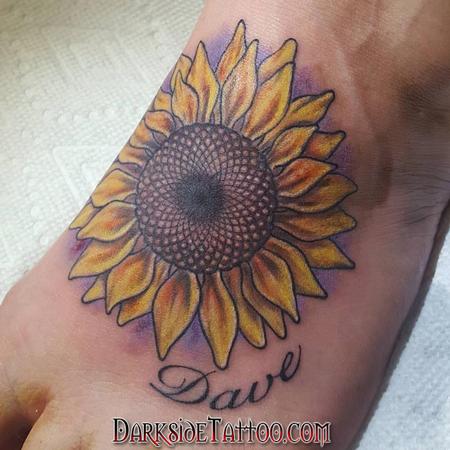 Marissa Falanga - Color Sunflower Tattoo