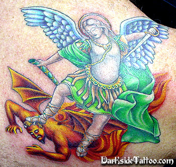 St Michael Tattoo by Moonclaw1860 on DeviantArt