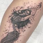 Tattoos - Mermaid Skeleton - 142433
