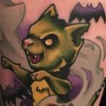 Tattoos - Color Black Cat Tattoo - 132127