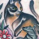 Tattoos - Cat and Mouse Tattoo - 130036