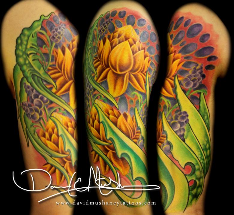 Discover more than 81 galaxy flowers tattoo super hot  ineteachers