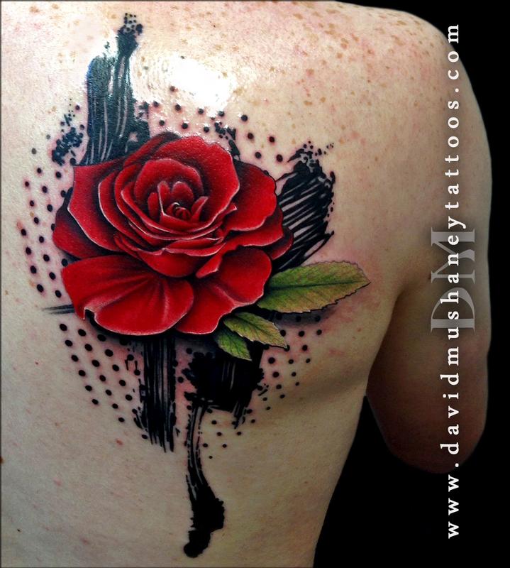 rose abstract art  Andrea Callea  TARTA Tattoo Artist  Facebook